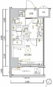 LUMEED川崎の間取り画像