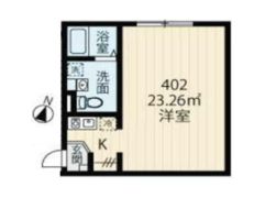 HASAI BUILDING 北千住の間取り画像