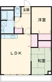 アベニュービルの間取り画像