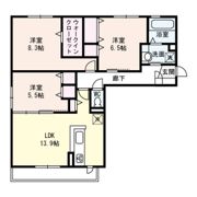 コルヌコピアの間取り画像