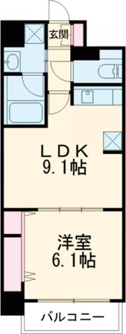 ソラージュ茨木の間取り画像