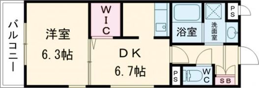 ソウジュ古曽部の間取り画像