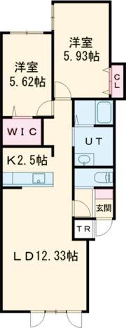 ateena11・21Aの間取り画像