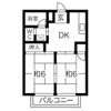 二宮ハイツ B棟の間取り画像