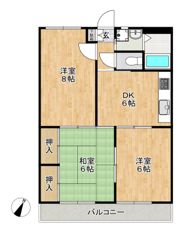 アメニティパレスワタナベの間取り画像