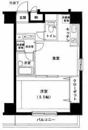 メインステージ大森本町の間取り画像