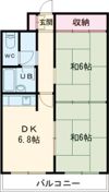 ライオンズマンション五稜郭の間取り画像