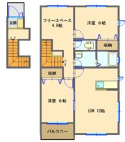 シャルムリヴェールAの間取り画像