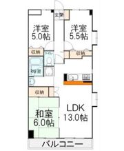 レジデンス柏の間取り画像