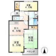 プリムローズマキ Bの間取り画像