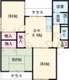 エステートピア朱雀の間取り画像