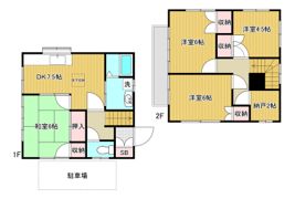 土方社宅一戸建の間取り画像