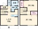 アネシス新長松の間取り画像