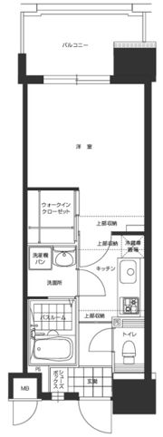 エンクレスト博多駅東の間取り画像