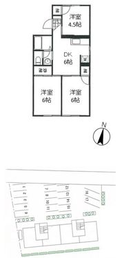 グリーンハイツ森安の間取り画像