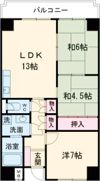 アルコ・ラ・カーサ佃町Ⅱの間取り画像