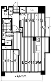 グラン・スリール博多南の間取り画像