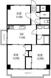 エクセル立川の間取り画像