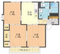 ディアスK2の間取り画像