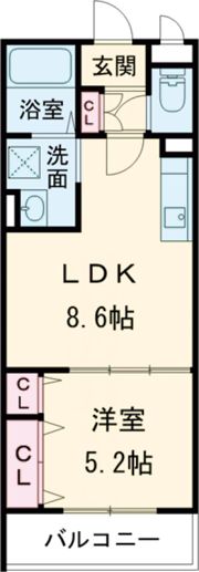 フォレストクリエオーレ金剛の間取り画像