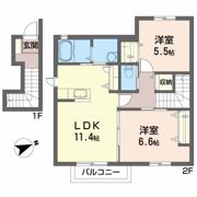 グレイスコートBの間取り画像