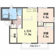 フレグランス宮郷 A棟の間取り画像