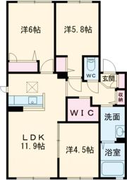 ソフィア梶尾 D棟の間取り画像