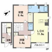 シャーメゾン楢山Bの間取り画像