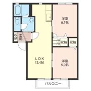 グランシード東城南Cの間取り画像
