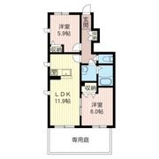喜ら音 壱番館の間取り画像