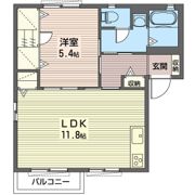 グランレーブAの間取り画像