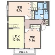 グランシード藤本Dの間取り画像