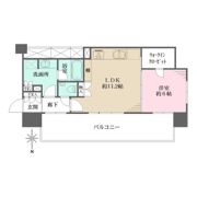 プラウドタワー名古屋伏見の間取り画像