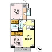 アナシエ富田町の間取り画像