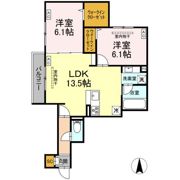 ブリューエン河原口の間取り画像