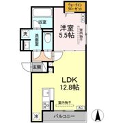 ブリューエン河原口の間取り画像