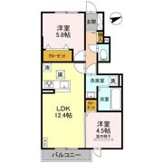 (仮称)D-ROOM三田市南が丘1丁目の間取り画像