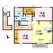 イーストパーク神主下の間取り画像