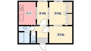 中央ハイツの間取り画像