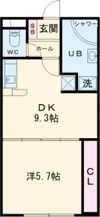 カーザ北勢の間取り画像