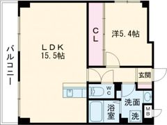 テクノマンション大津Ⅱの間取り画像
