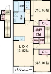 AFC RESIDENCE 海老島の間取り画像