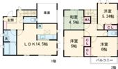 千代田町戸建の間取り画像