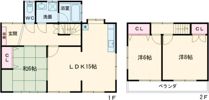 中屋東戸建の間取り画像