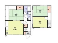 中村南2丁目戸建の間取り画像