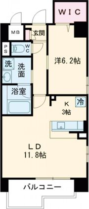L・Isobe三宮の間取り画像
