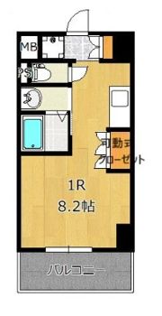 レジデンシャルジェム七隈福大通りの間取り画像