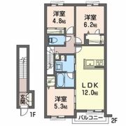 ウィステリア A棟の間取り画像