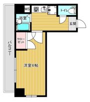 マンション花房の間取り画像