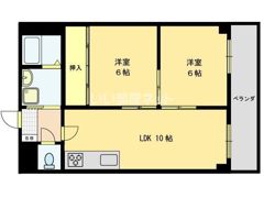ハイム五福の間取り画像